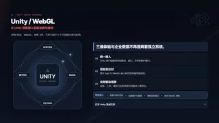 让 Unity 场景接入吾码业务与身份暗色预览图